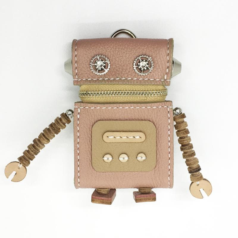 ★本革★ ロボット カード入れ ケース 小銭入れ レザー ハンドメイド