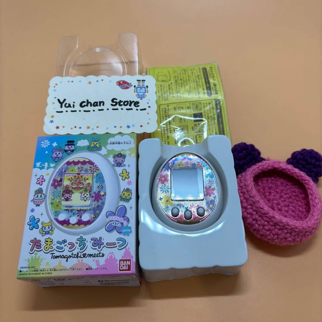 【美品】たまごっちみーつ　パステルみーつ　ホワイト ケース付き