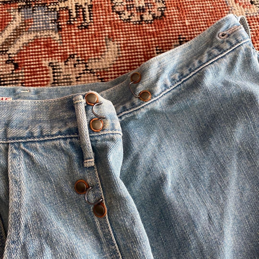 KAPTAL キャピタル　デニムパンツ　キュロット　ワイドパンツ