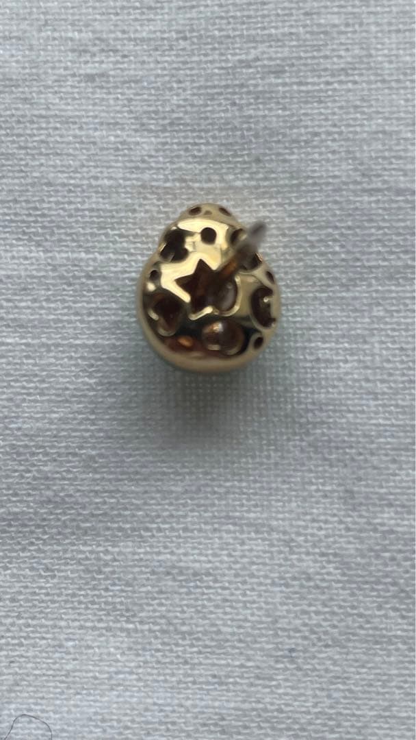 パスクワレブルーニ　K１８・エナメル　ピンブローチ　ネクタイピン　テントウムシ