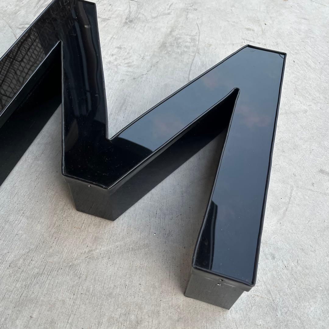 M 看板 アルファベット レターサイン 文字 アメリカ ビンテージ アンティーク