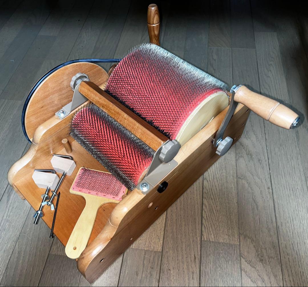 の*ん様 美品　アシュフォードドラムカーダー　72ポイント