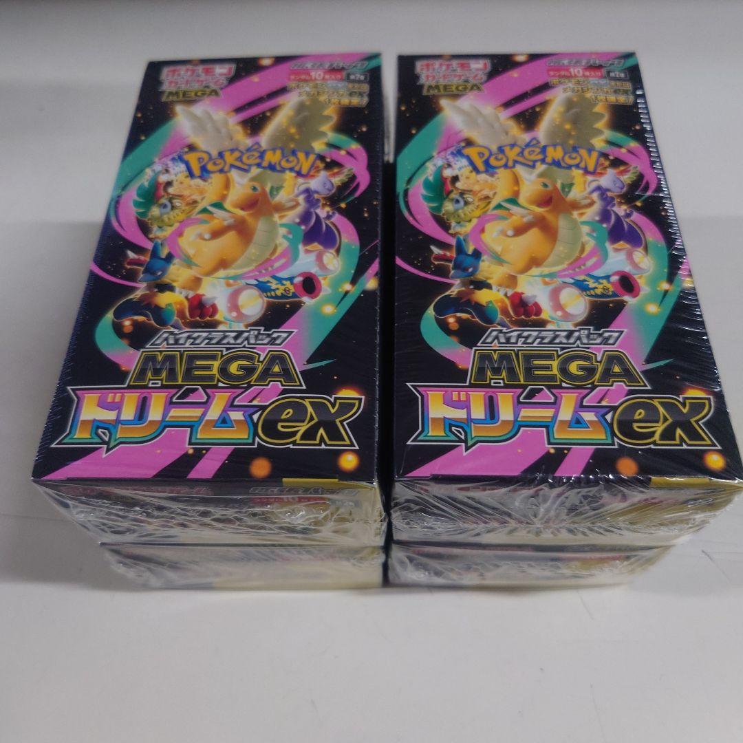 ポケモンカード MEGAドリームex 4box