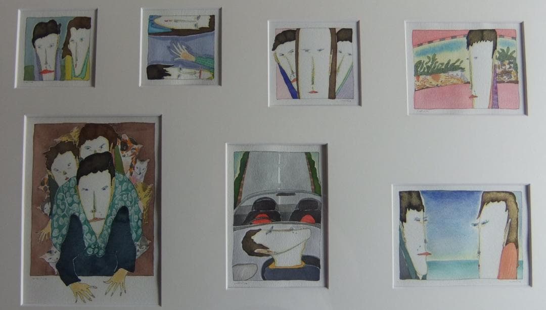 美術館収蔵にお勧め!テンペラ技法の第一人者　安達博文名誉教授の水彩「日記’９８」