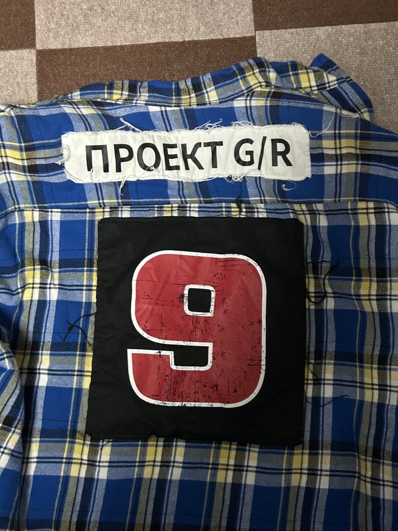 ジャケット・アウター project/gr PADDED CHECK SHIRTS JACKET