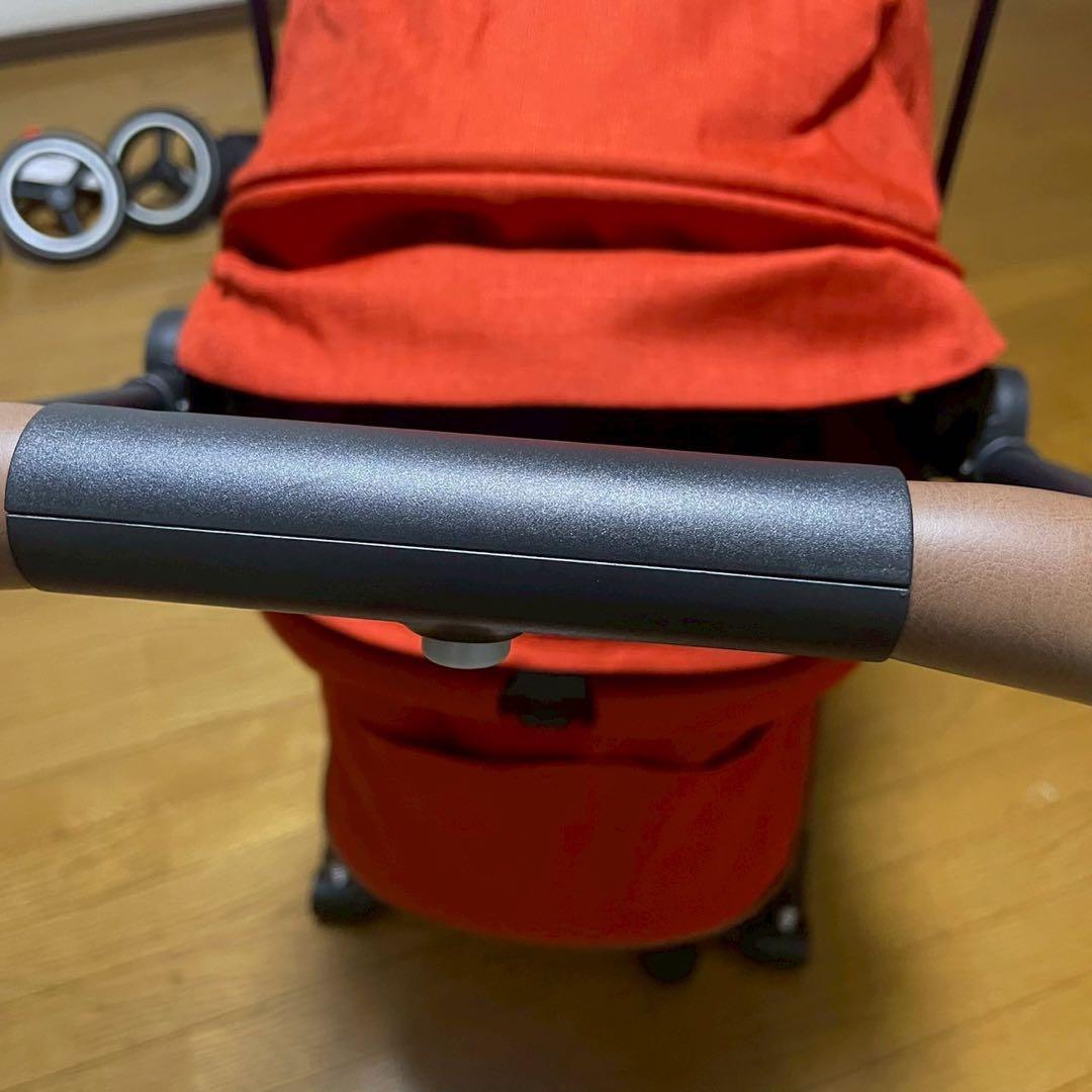 【美品】コンビ コムペット ルルテイル キャリー レッド　ペットカート