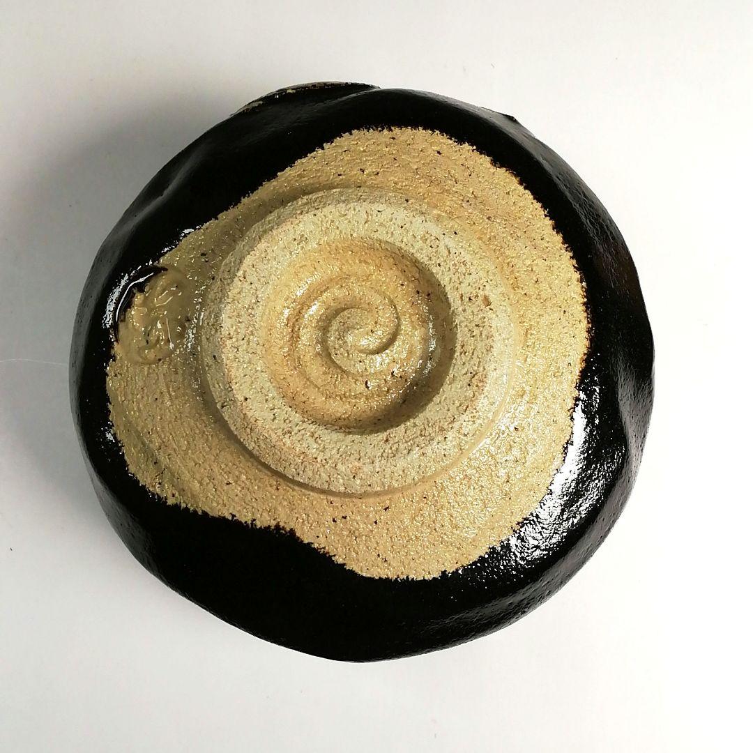 Ｓ７３５　茶碗　『佐々木松楽造』『銘 千年翠』『妙心寺派明道寺 小森義保 極書』