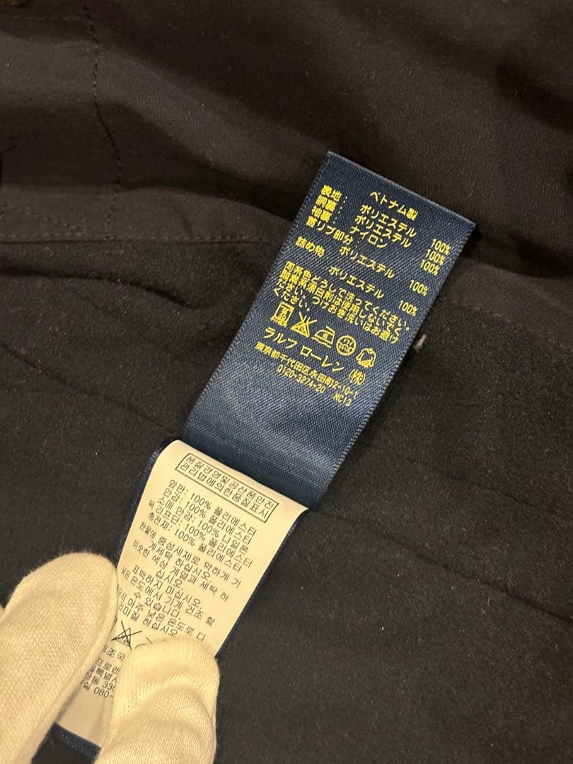 【極美品】ポロラルフローレン ジップアップ ジャケット ブラック Sサイズ