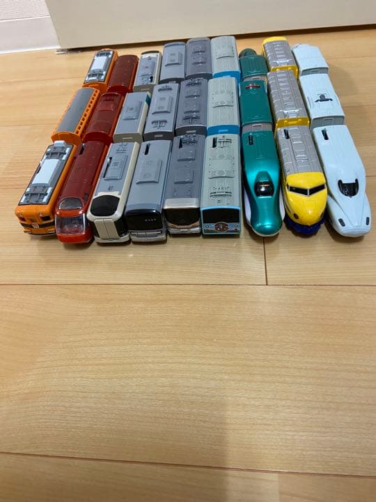 プラレール　ロマンスカー　0系ドクターイエロー　はやぶさなど