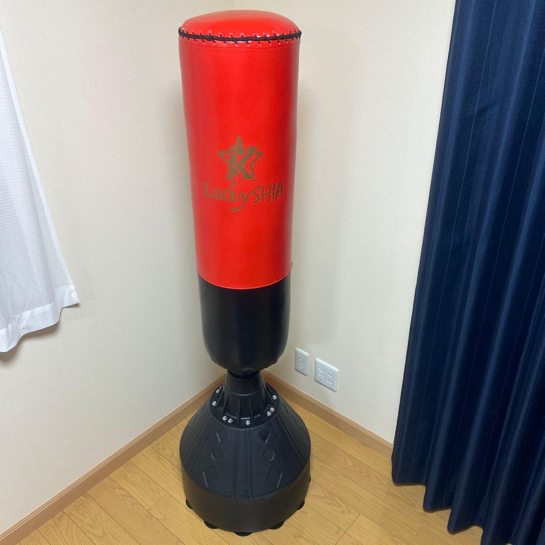 Lucky SHIA スタンディングサンドバッグ 赤黒