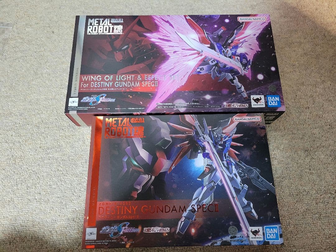 メタルロボット魂　デスティニーガンダムSpecⅡ + 光の翼&エフェクトセット