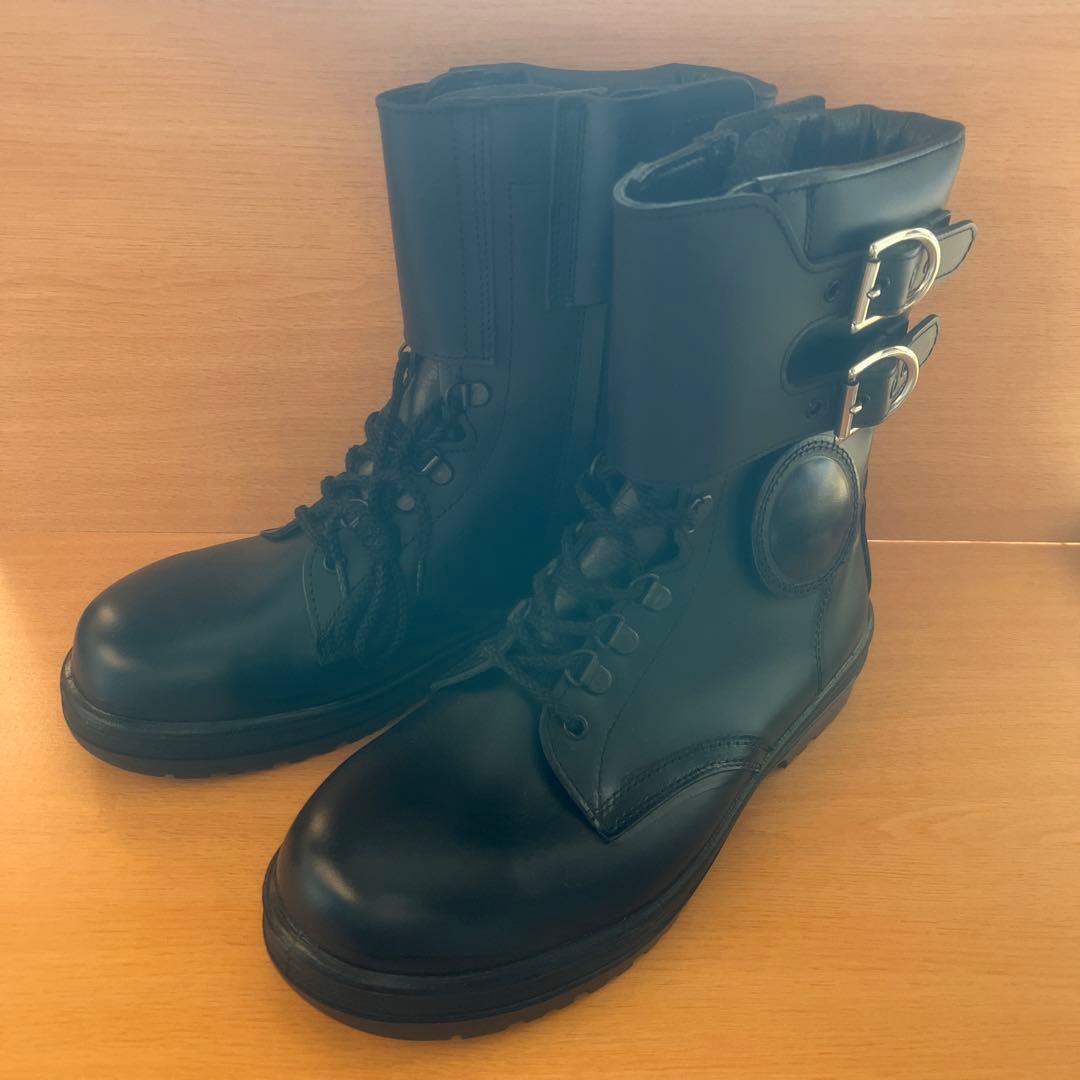 ミドリ安全靴 インサイドジップ&2バックル 警察 消防 レスキュー 特救 新品