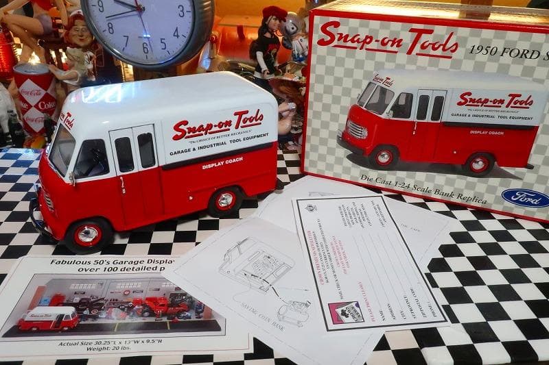 スナップオン Snap on 1/24 ツール満載 1950 ステップバン
