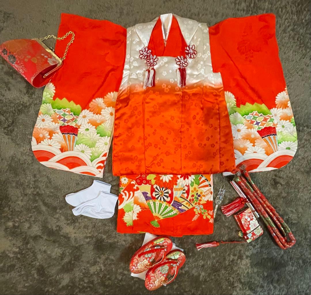 七五三　3歳用　肩上げ腰上げ済み　状態良好