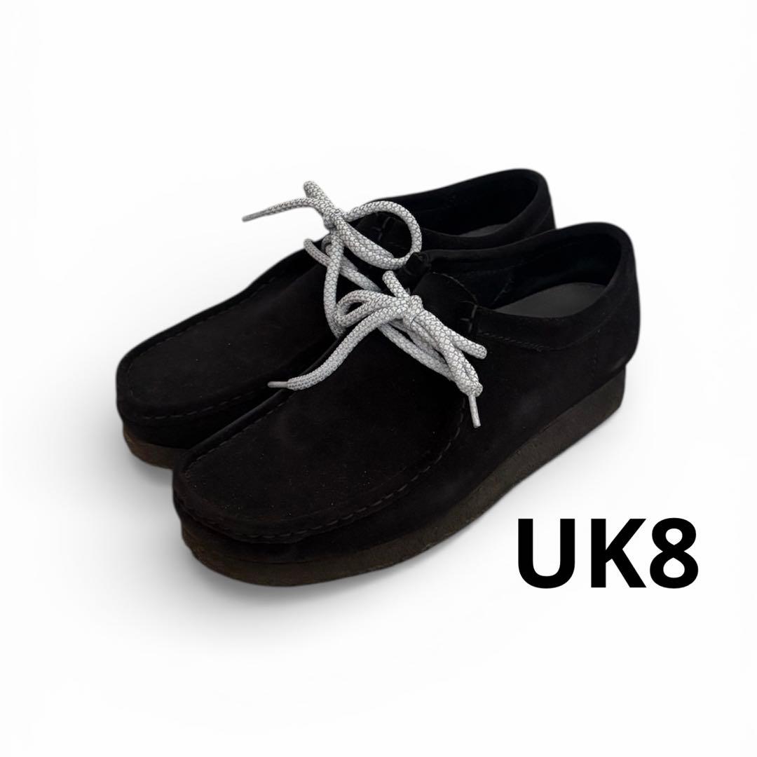 Clarks Wallabee ワラビー UK8 26.5cm black