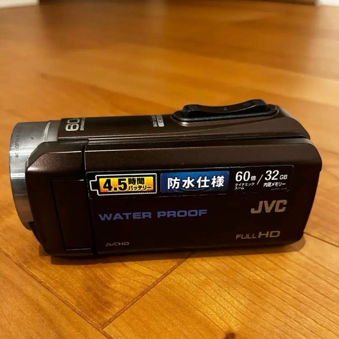JVC製ビデオカメラGZ-R70防水 32GB内蔵メモリー