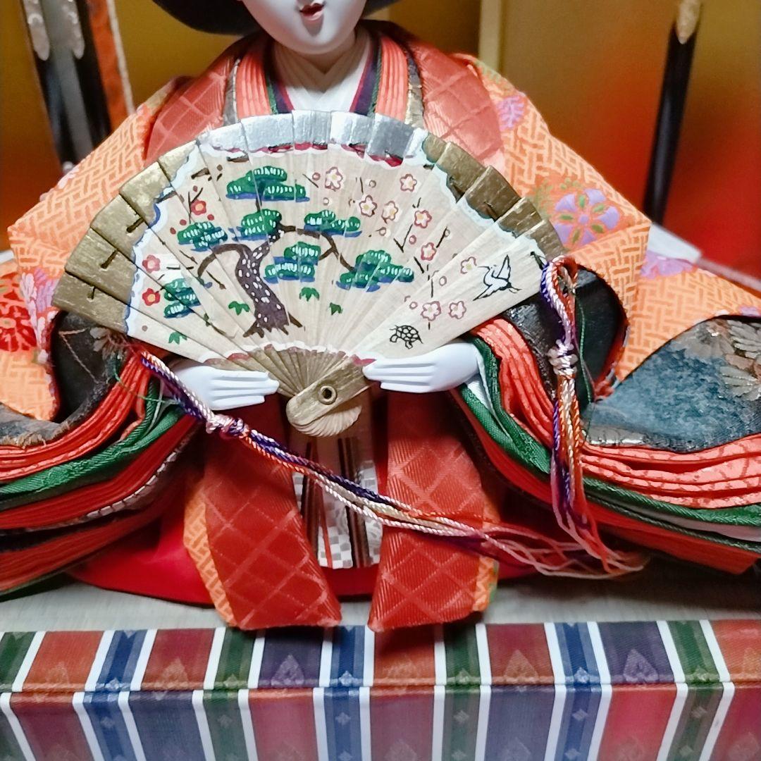 お雛様◆お内裏様◆7段飾り◆金屏風・ぼんぼり・三宝台（花器）◆美品