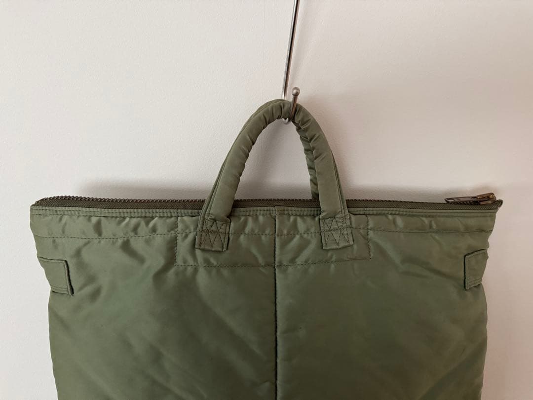 【希少】PORTER ポーター タンカー ブリーフケース セージグリーン バッグ