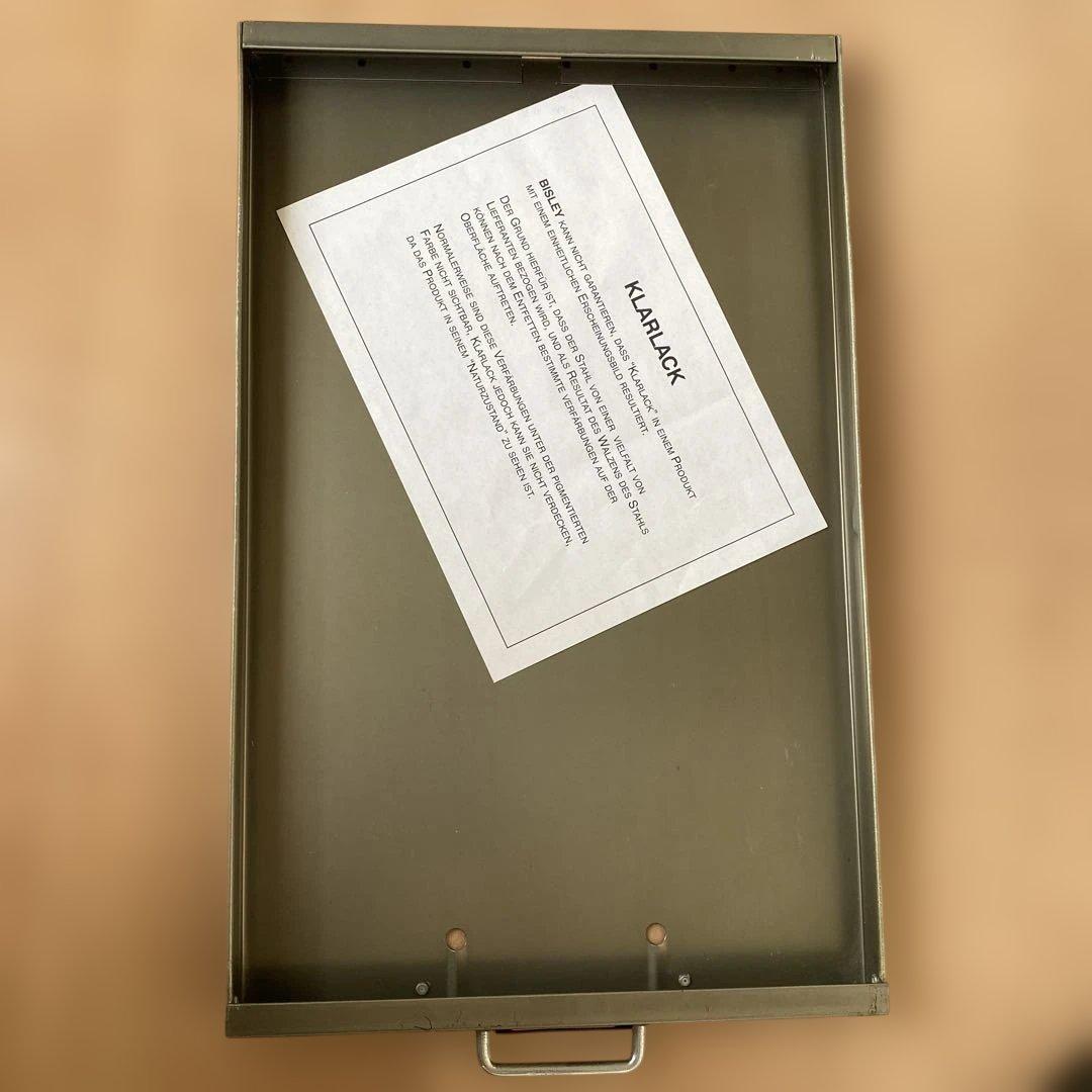 ゾ*ウ様 BISLEY ビスレー A4キャビネット10段 ヴィンテージ