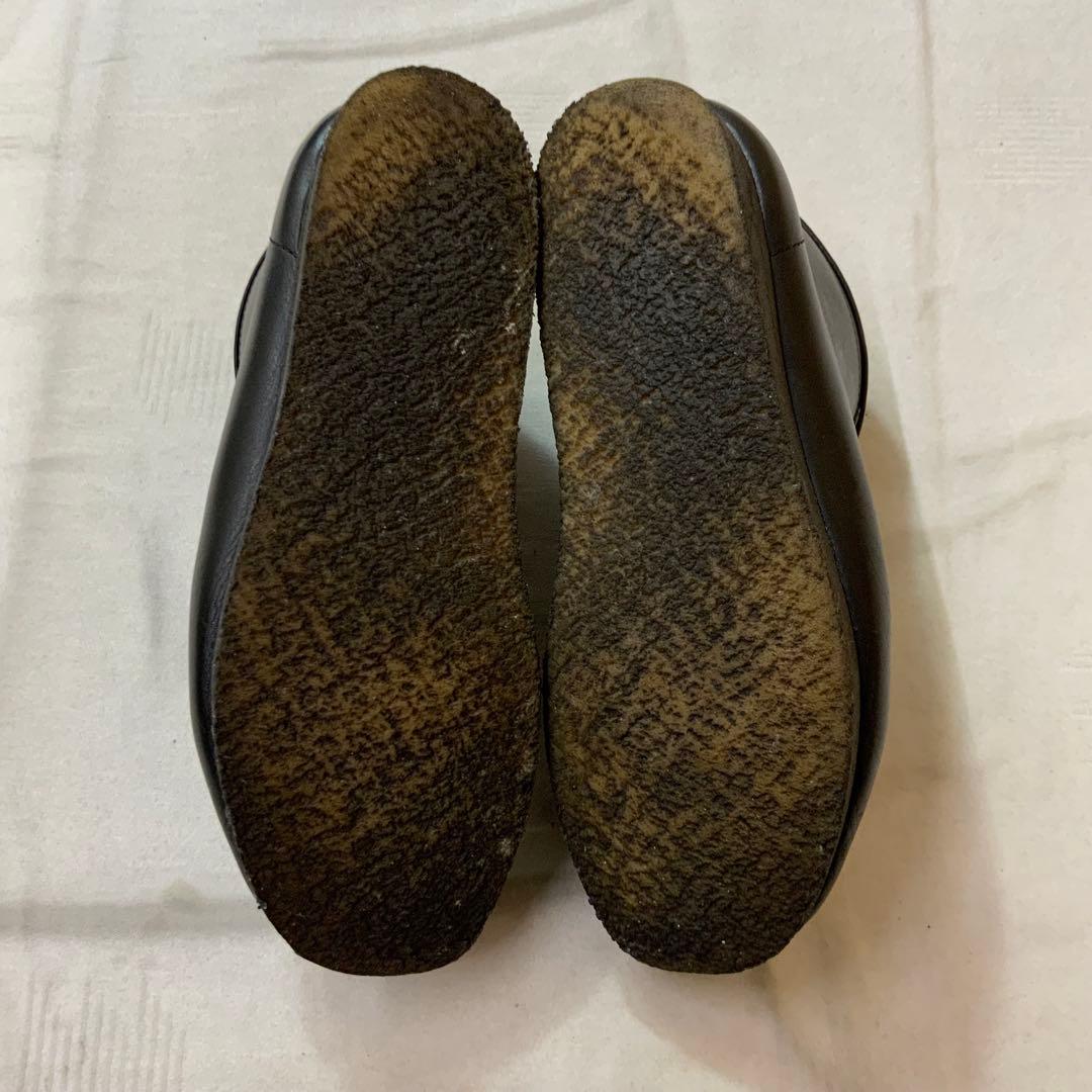 STOCK NO: ストックナンバー モカシンショートブーツ 25.5cm 黒