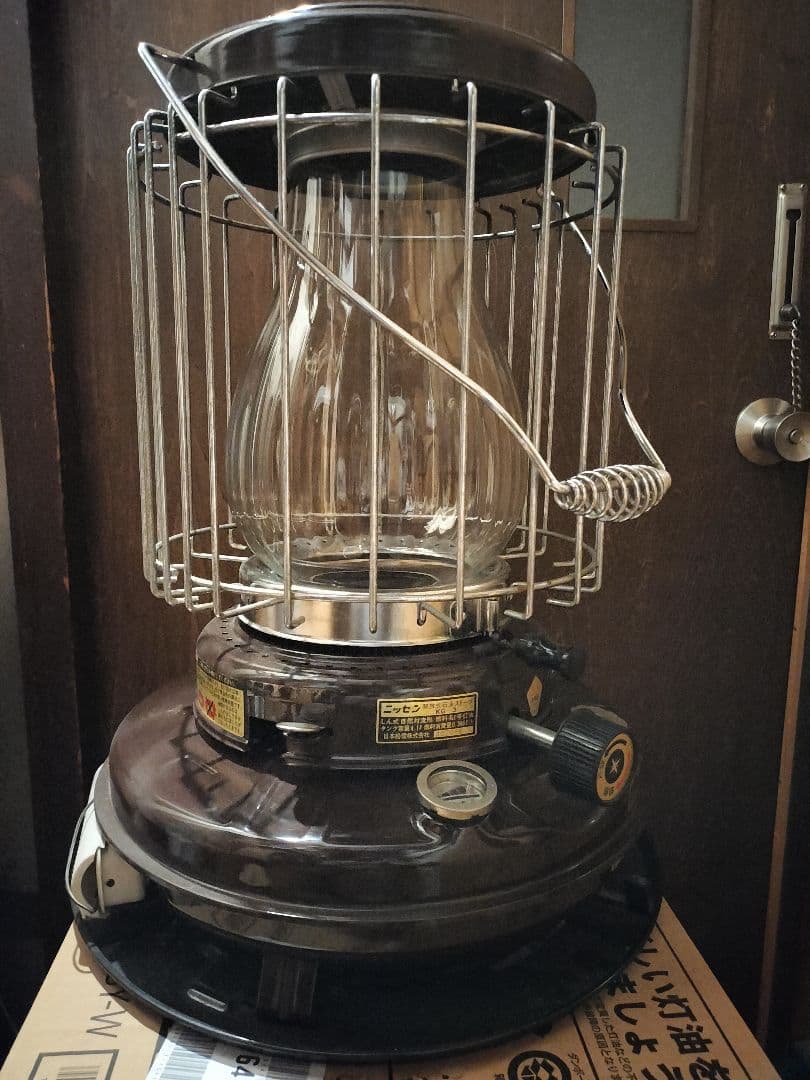 12/31までの出品 替芯つき！ニッセン 日本船舶 対流式石油ストーブ KG-3
