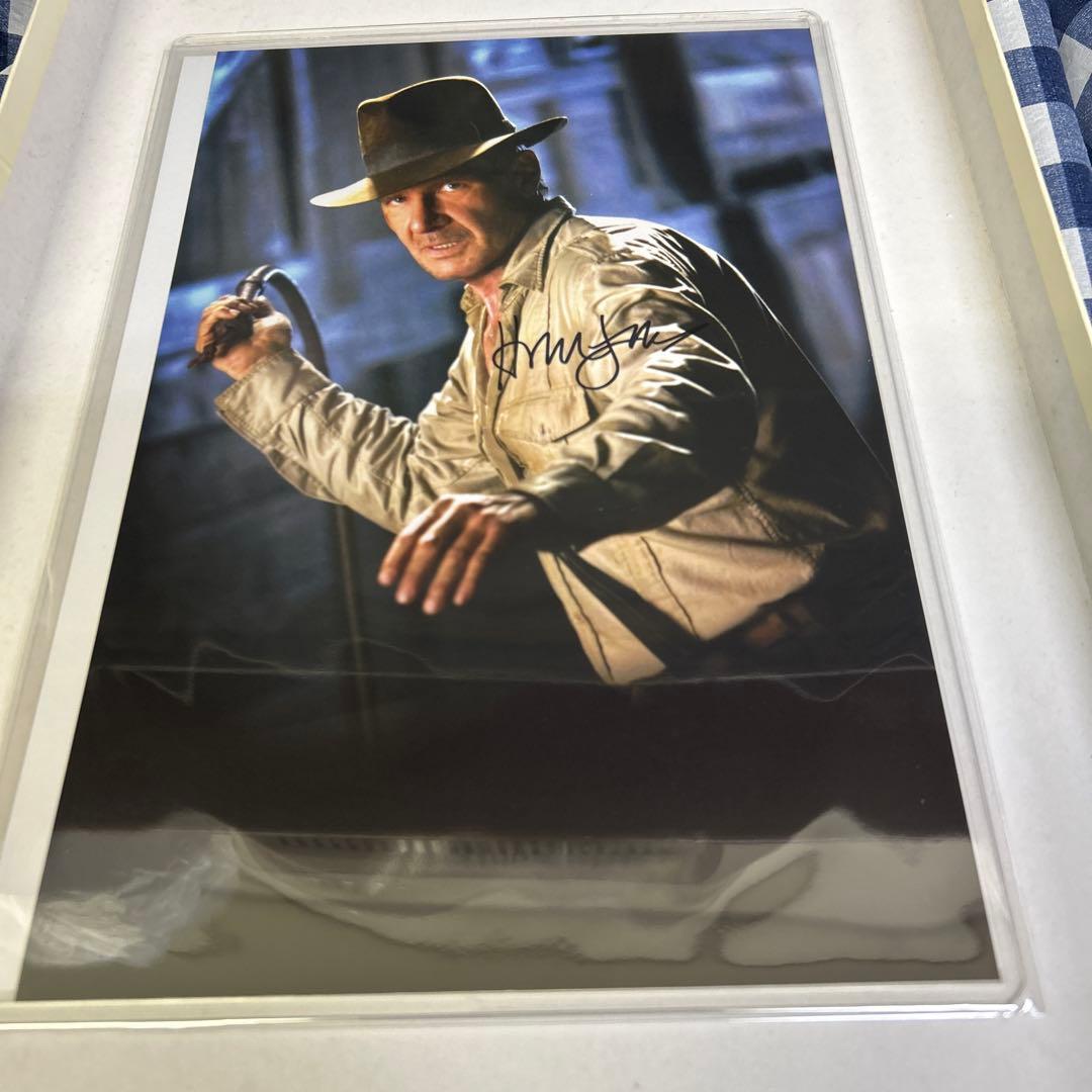 ハリソン・フォード 直筆サイン入りフォト 映画　インディ・ジョーンズ ハリウッド