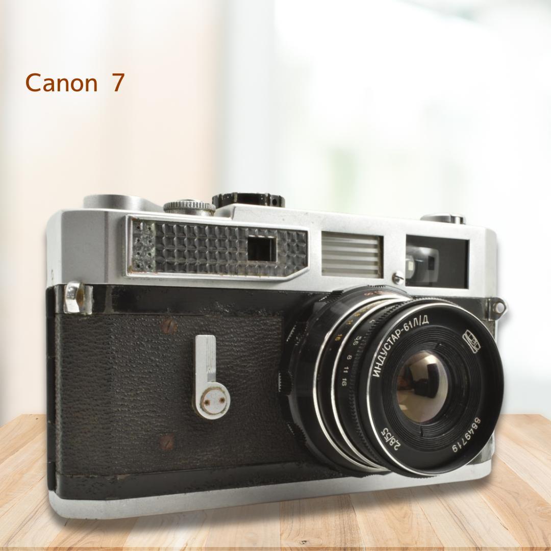整備済 完動 Canon7 FED Industar-61 55mm 露出計OK