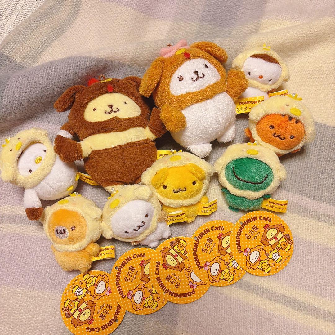ポムポムプリンカフェ　名古屋　コーチン　マスコット