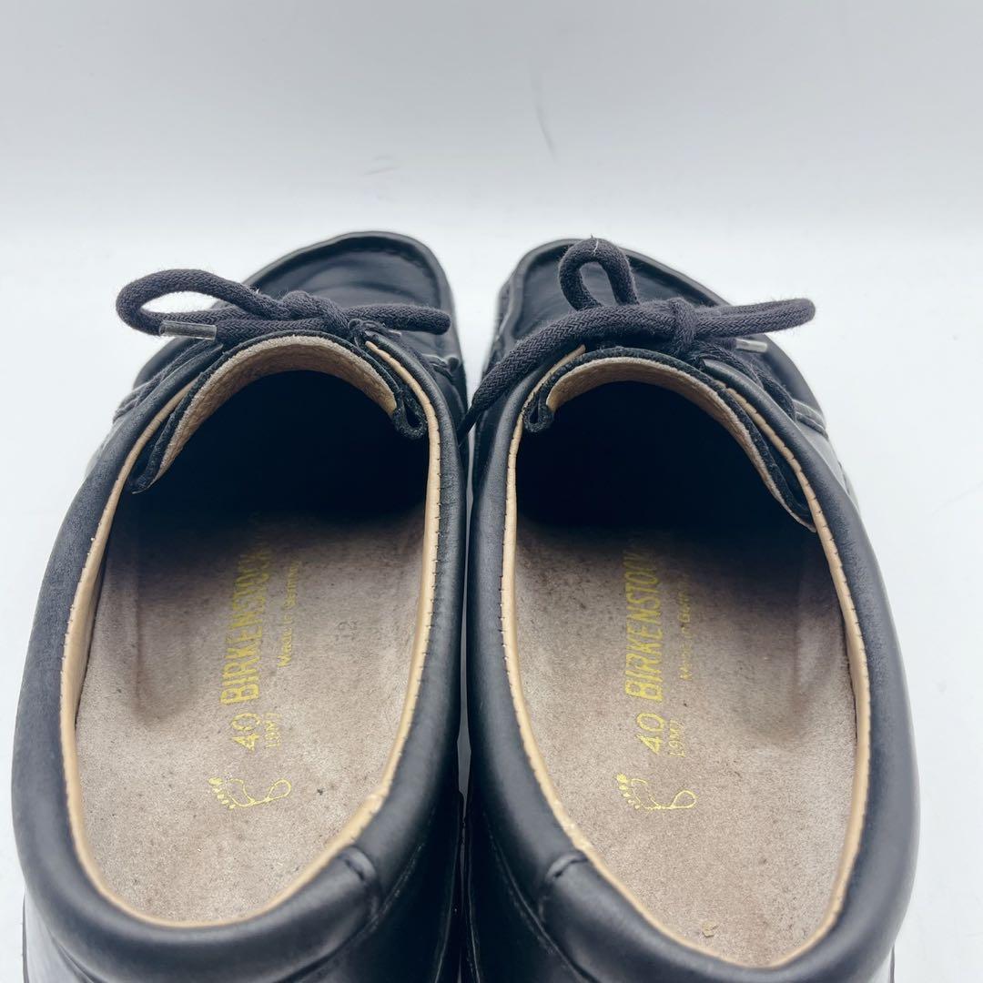 廃盤❗️ビルケンシュトック パサデナ レザー 黒 コンフォート 40 チロリアン