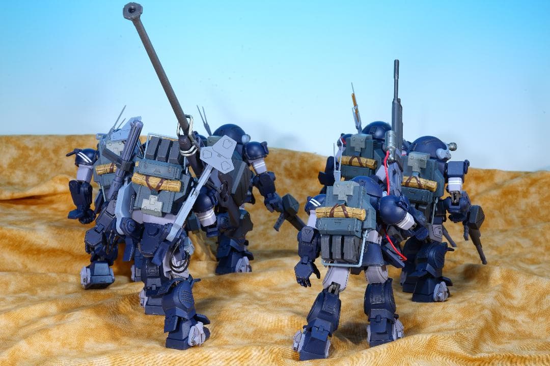 中古 35MAX装甲騎兵ボトムズ コマンドフォークト 7点セット