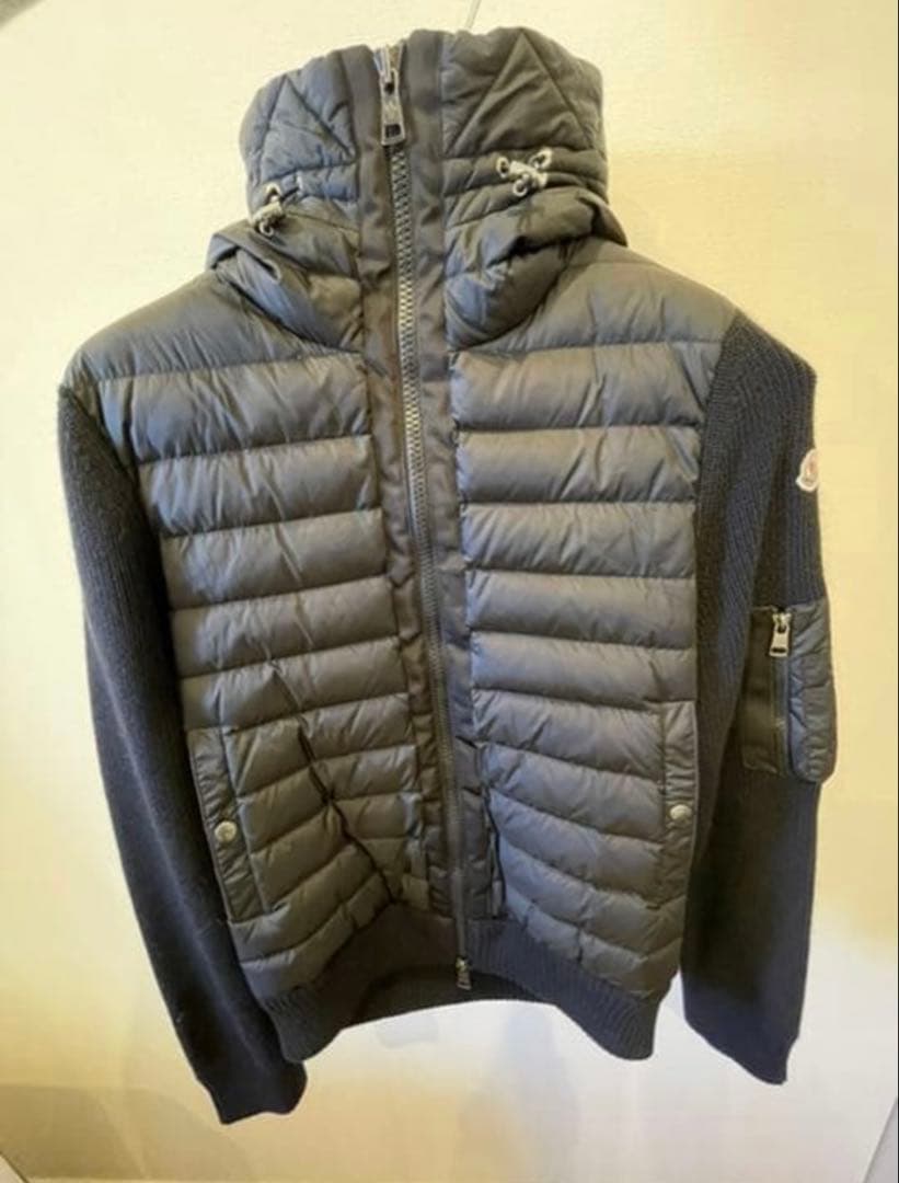 MONCLERニットダウン　黒