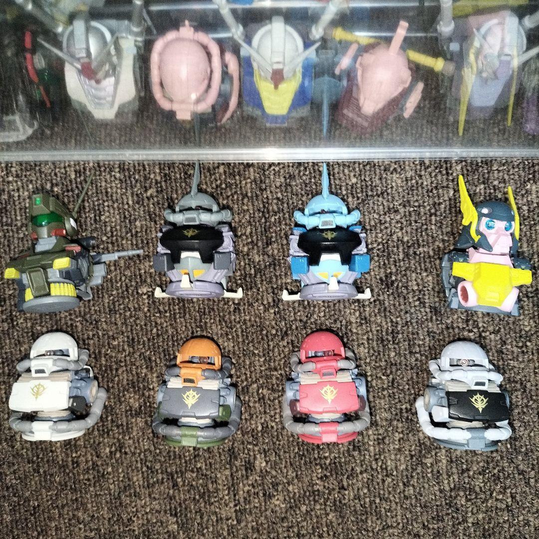 ガンダムヘッドフィギュアセット クリアケース付き