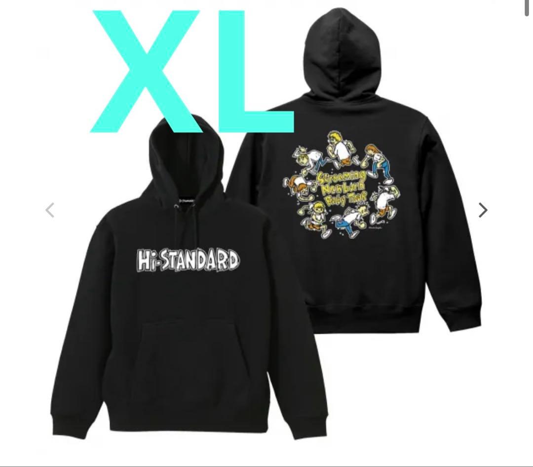 新品 Hi-STANDARD XL 黒 パーカー