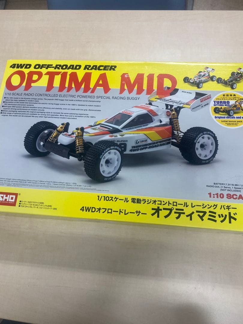 京商　オプティマ・ミッド　OPTIMA MID 4WD電動ラジコンバギー