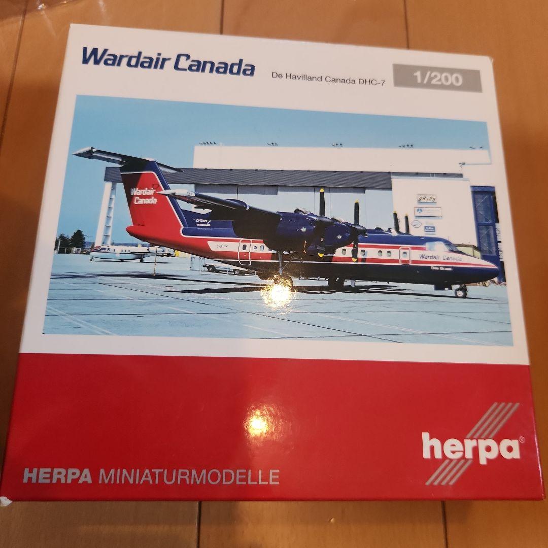 航空機・ヘリコプター Wardair  De Havilland DHC-7 1/200