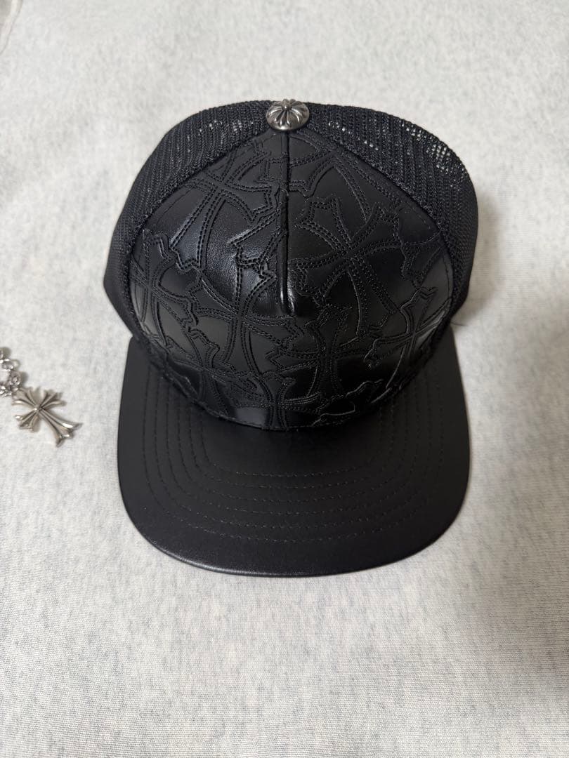 ブラックメッシュキャップ