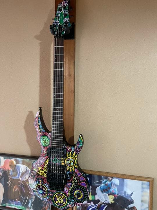 hide サイケ自作ギター