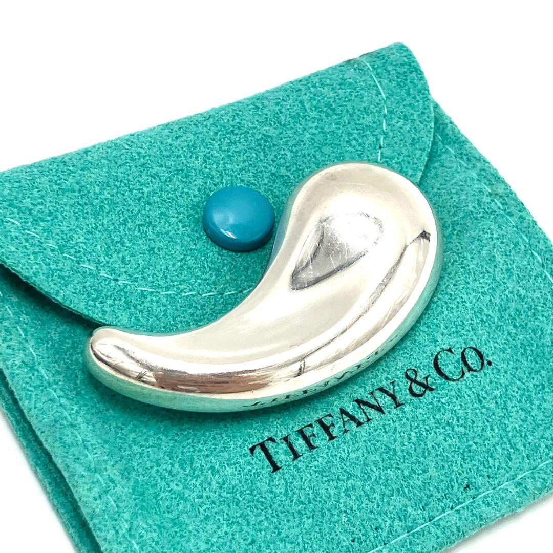 美品 ティファニー ブローチ ビーン 刻印 シルバー 925