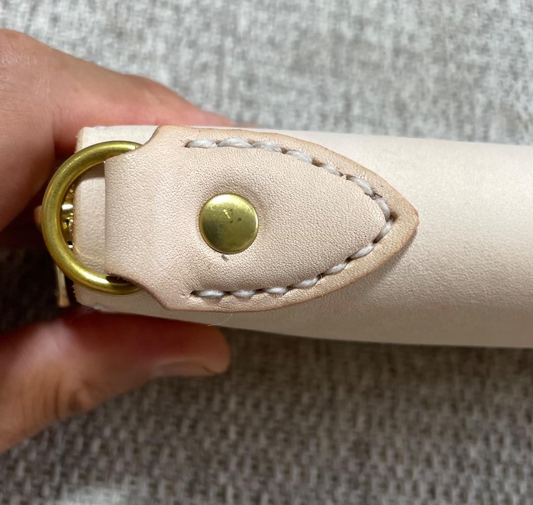 くじらさん専用 ティアドロップ付き極厚ラウンドファスナー長財布／エクセラ