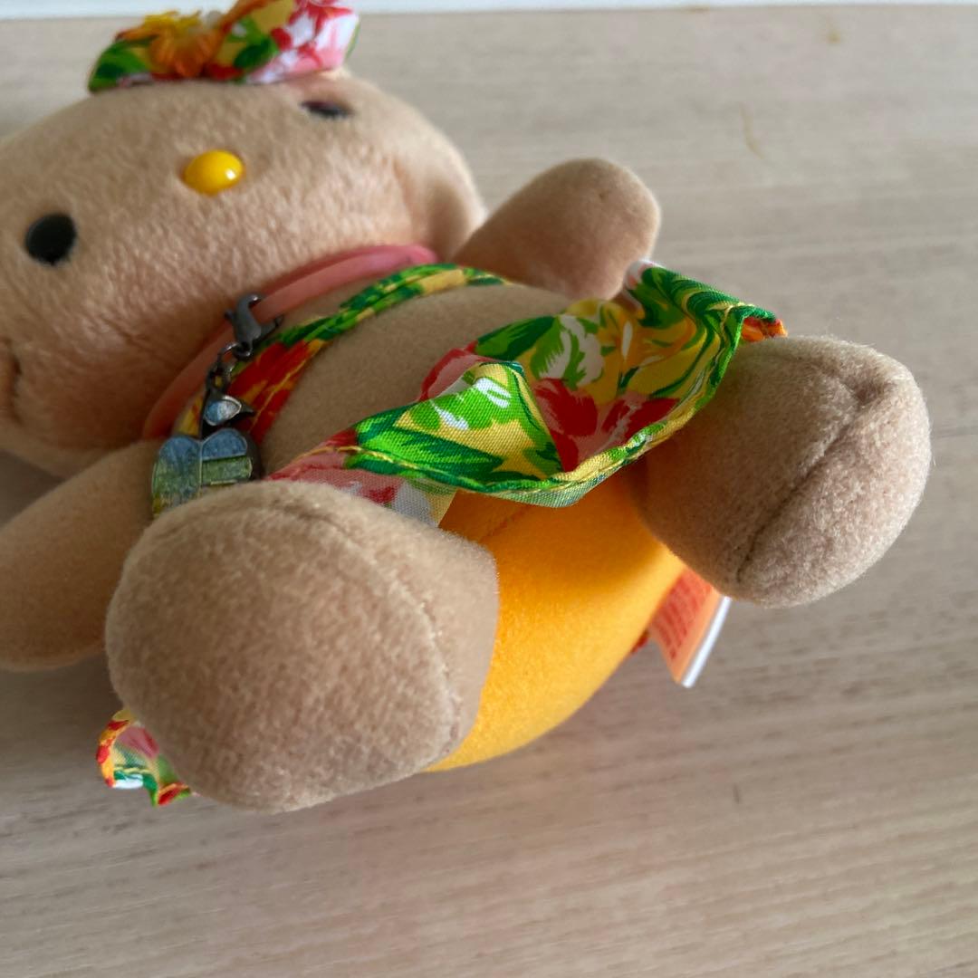 サンリオ　日焼けキティ ハイビスカス　ぬいぐるみ　レトロ　レア　非売品　平成