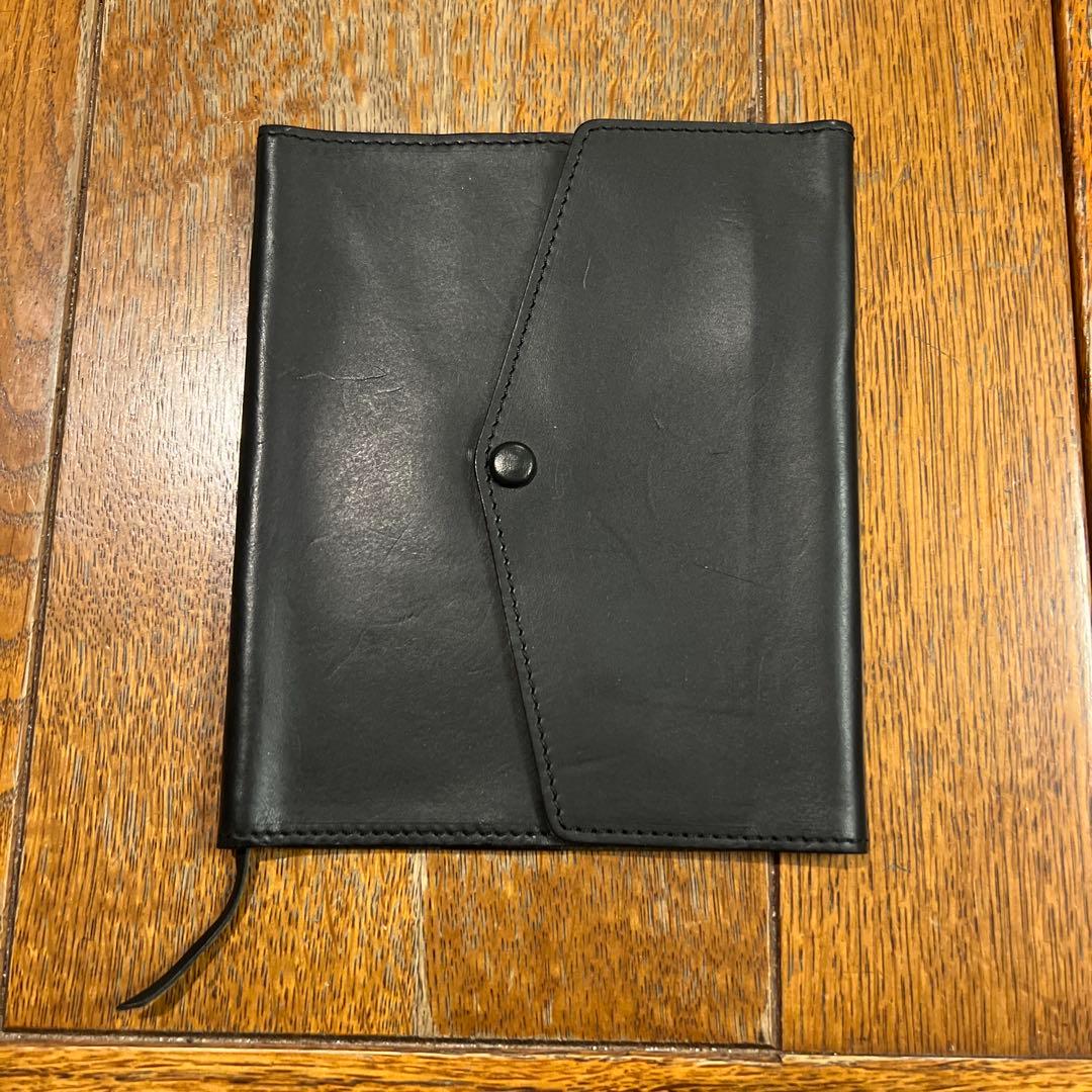 ARTS & SCIENCEほぼ日手帳　三つ折り黒革カバー