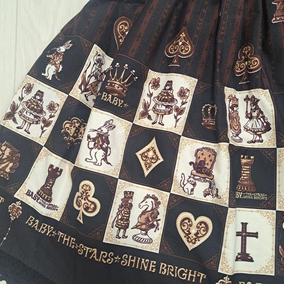 BABY チェスアリス～あの日の私の宝物～柄スカート ロリィタ