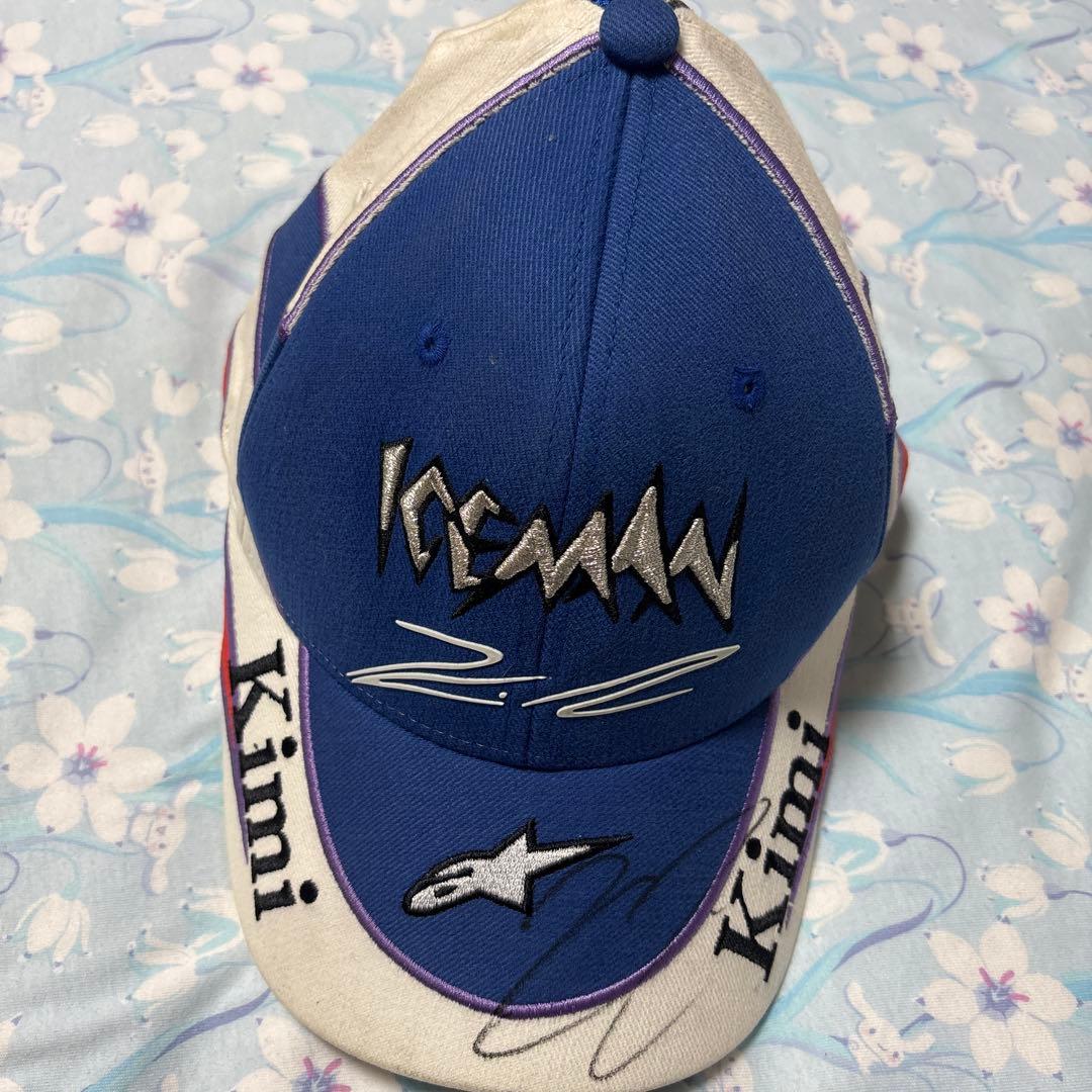 キミライコネン 直筆サイン入り キャップ F1 マクラーレン フェラーリ