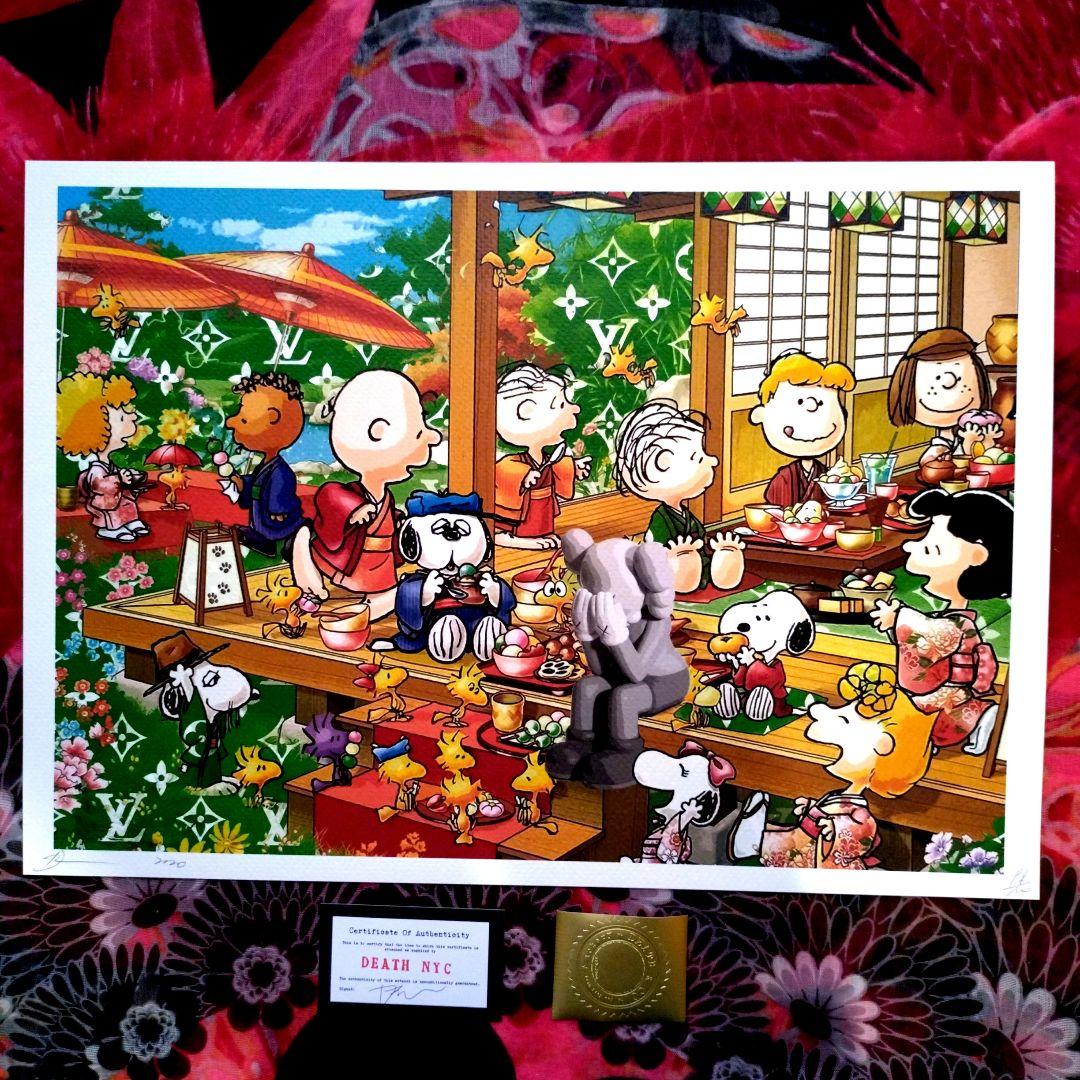 death nyc 世界限定100枚　PEANUT　KAWS スヌーピー