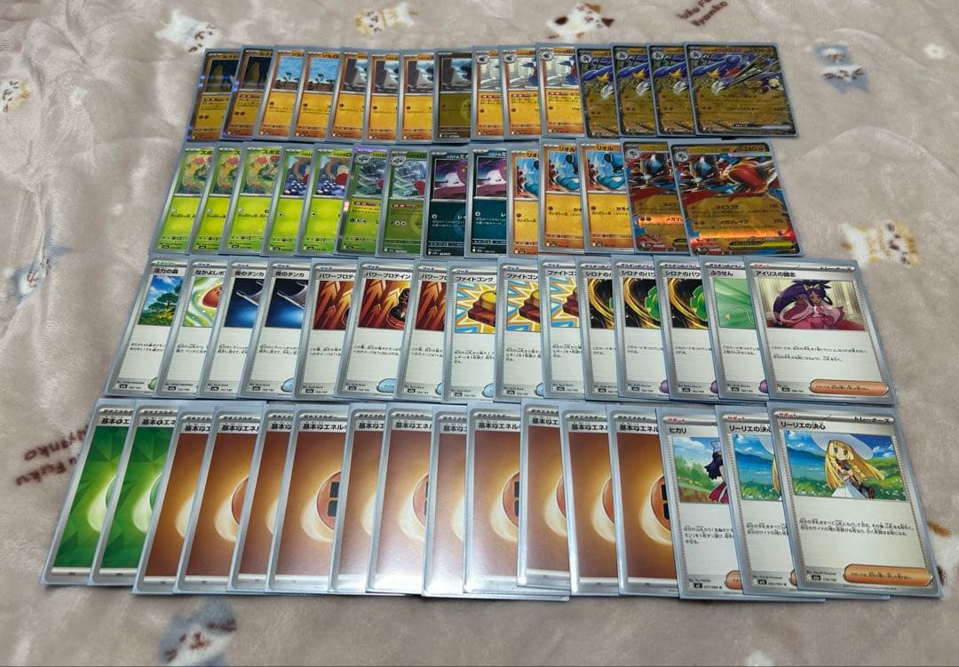 ポケモンカード　引退　デッキ4個　メガゲンガー　サーナイトプレイマット付き