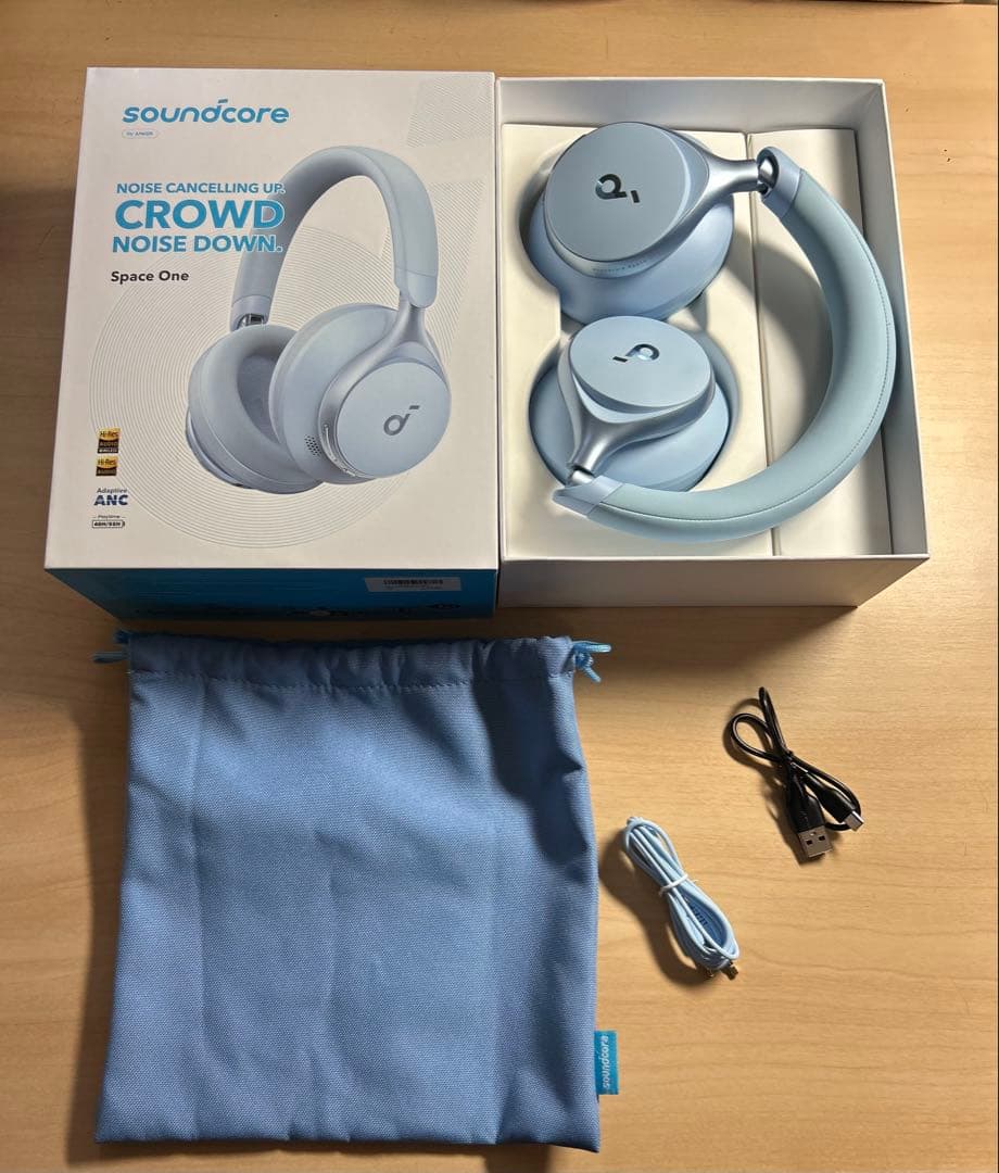 Anker Soundcore Space One ワイヤレスヘッドホン