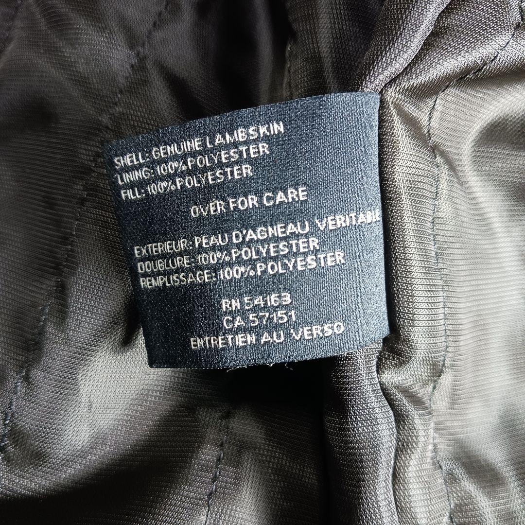 コールハーン　　レザージャケット　ダークブラウン　ラムスキン　Mサイズ