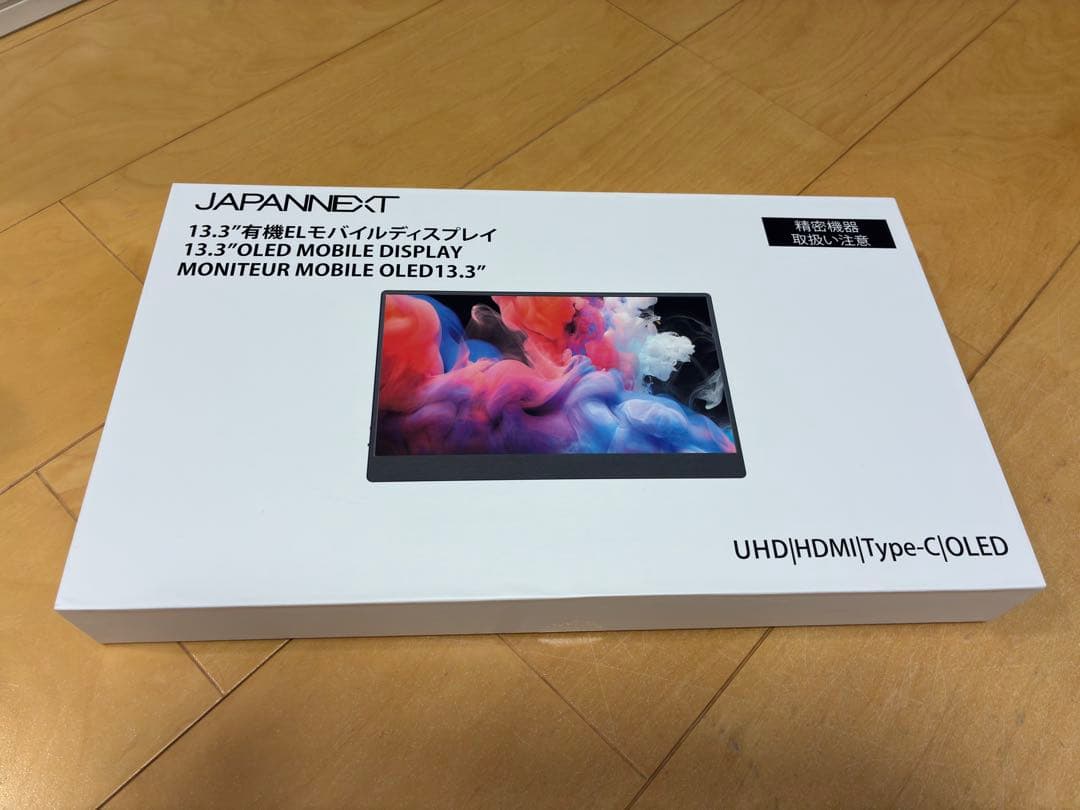 s*n様 JAPANNEXT製 13.3インチ モバイルモニター 4K OLED