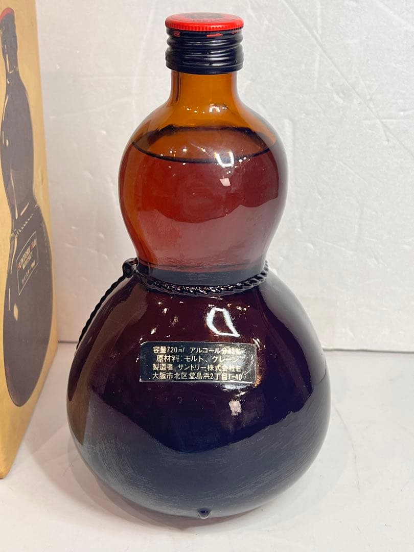希少　サントリー オールド 祝大阪築城400年祭　ひょうたん型ボトル720ml