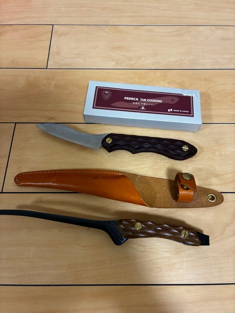 FEDECAトング 名栗 　料理ナイフ名栗